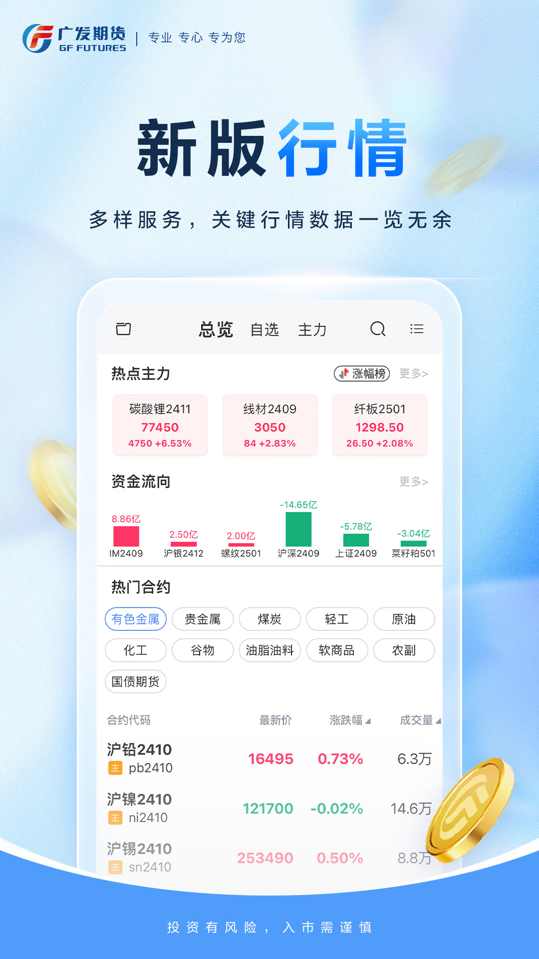 广发期货小添财-投资交易软件截图