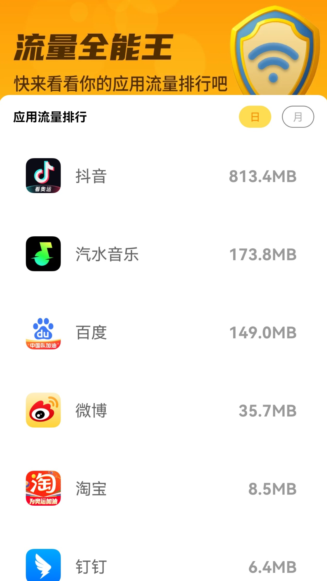 流量全能王截图